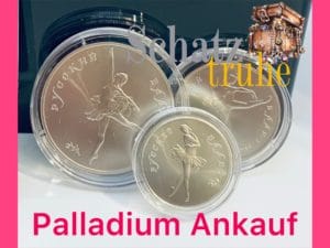 Palladium Münzen 