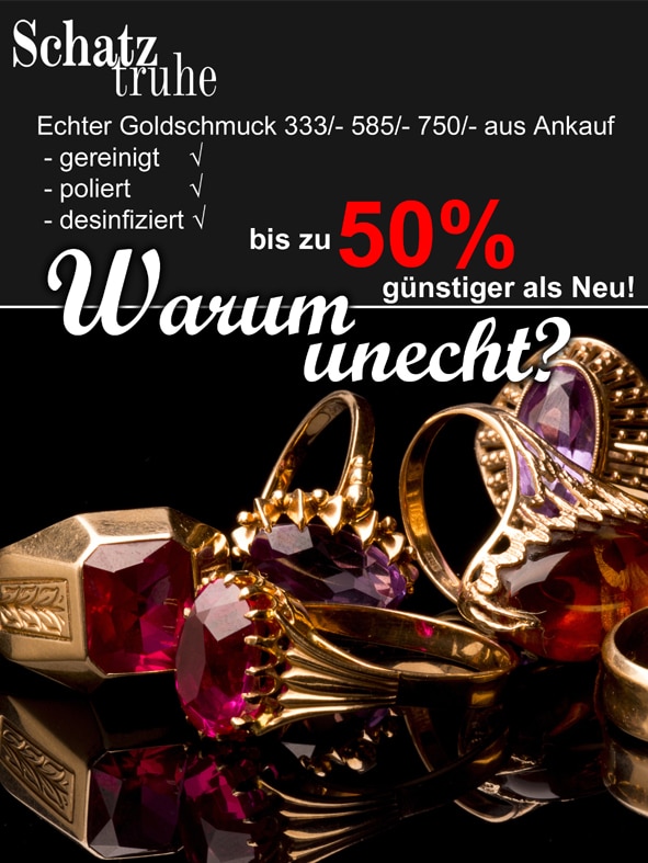 Juwelier Kerpen Schatztruhe für Uhren, Juwelen + Schmuck 5 Schmuck kaufen
