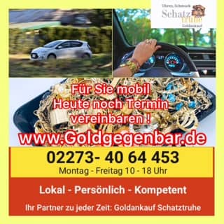 Goldankauf mobil - Wir kommen zu Ihnen nach Hause! 4 Goldankauf Mobil Lokal Persoenlich kompetent