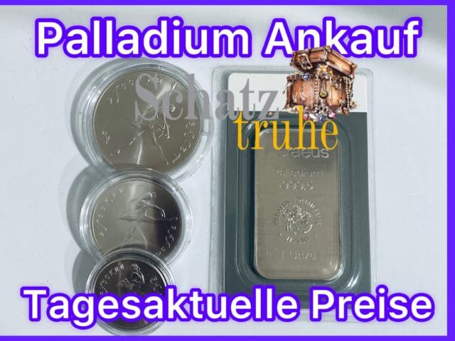 Palladiumankauf - Wo am Besten Palladium verkaufen zu hohen Preisen? 2 Palladium Ankauf